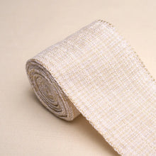 Load image into Gallery viewer, Schumacher Tweed Tape Wide Trim 86213 / Ivory
