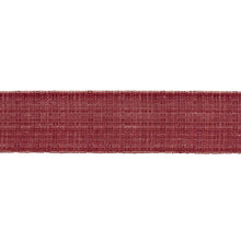 Load image into Gallery viewer, Schumacher Tweed Tape Wide Trim 86215 / Red