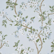 Load image into Gallery viewer, Schumacher Cherry Blossom Fabric 86222 / Sky