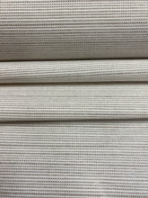 Load image into Gallery viewer, Designer Cream Charcoal MCM Mid Century Modern Tweed Upholstery Fabric WHS 4617