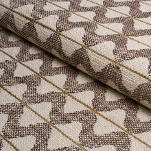Load image into Gallery viewer, Schumacher Dayana Performance Fabric 86401 / Brown