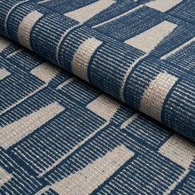 Load image into Gallery viewer, Schumacher Gaetan Performance Fabric 86420 / Indigo