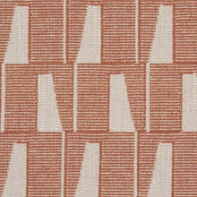 Load image into Gallery viewer, Schumacher Gaetan Performance Fabric 86422 / Terracotta
