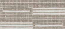 Load image into Gallery viewer, Cotton Cream Taupe Stripe Upholstery Drapery Fabric FB