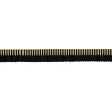 Load image into Gallery viewer, Schumacher Seville Ribbed Cord Trim 86520 / Black