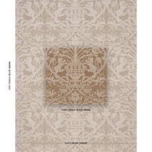 Load image into Gallery viewer, Schumacher Dougal Damask Fabric 86591 Wheat