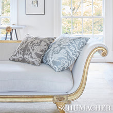 Load image into Gallery viewer, Schumacher Dougal Damask Fabric 86592 Mist