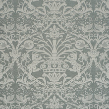 Load image into Gallery viewer, Schumacher Dougal Damask Fabric 86592 Mist