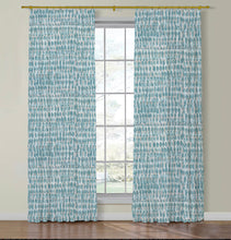 Load image into Gallery viewer, Thibaut Rain Water Side Drapery Panels