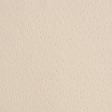 Load image into Gallery viewer, Schumacher Ostrich Vegan Leather Fabric 87281 / Cream