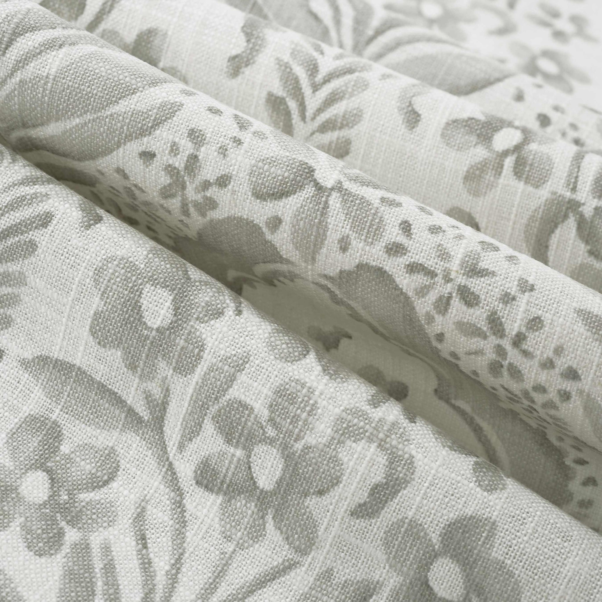 Light Grey Taupe Floral Fabric, Fabric Bistro, Columbia