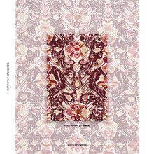 Load image into Gallery viewer, Schumacher Reversible Digital Damask Fabric 87551 Merlot