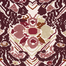 Load image into Gallery viewer, Schumacher Reversible Digital Damask Fabric 87551 Merlot