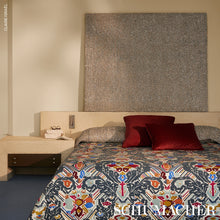 Load image into Gallery viewer, Schumacher Reversible Digital Damask Fabric 87552 Denim