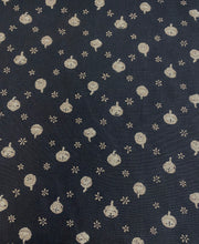 Load image into Gallery viewer, Utopia Goods Polka Dot Nut Black Taupe Linen Upholstery Drapery Fabric WHS 5078