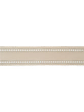 Load image into Gallery viewer, 2.75&quot; Beige Taupe Ivory Embroidered Drapery Tape Trim