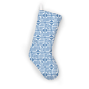 Thibaut Labyrinth Velvet Christmas Stocking