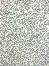 Load image into Gallery viewer, Designer Reversible Blue Cream Coral Pattern Upholstery Drapery Fabric STA 5063