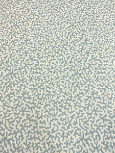 Designer Reversible Blue Cream Coral Pattern Upholstery Drapery Fabric STA 5063