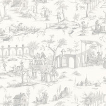 Load image into Gallery viewer, Pair of Custom Made Schumacher Siena Toile Pillow Covers - Both Sides
