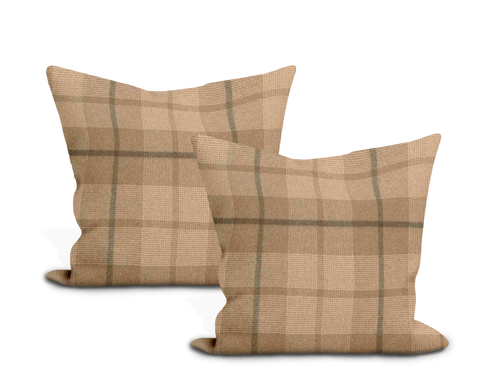Schumacher Montana Wool Plaid Pillow Cover