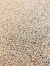Load image into Gallery viewer, Designer Water &amp; Stain Resistant Beige Brown MCM Mid Century Modern Speckled Tweed Upholstery Fabric STA 4600