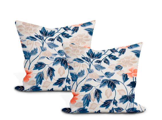 Schumacher Imari Pillow Cover