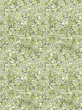 Load image into Gallery viewer, Linen Viscose Cream Green Chartreuse Floral Upholstery Drapery Fabric FB