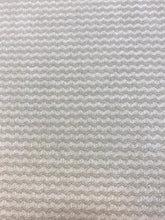 Load image into Gallery viewer, 1.9 Yard Designer Cream Beige Mini Chevron Chenille Upholstery Fabric WHS 4609