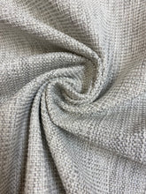 Load image into Gallery viewer, 1.5 Yard Designer Water &amp; Stain Resistant Grey MCM Mid Century Modern Tweed Upholstery Fabric WHS 4615