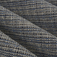 Load image into Gallery viewer, Crypton Blue Black Grey Cream MCM Mid Century Modern Tweed Upholstery Fabric