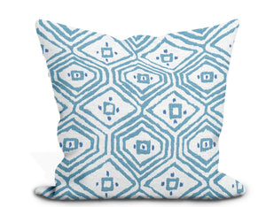 Thibaut Highland Peak Chevron Throw Pillow in Turquoise