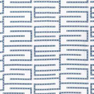 Set of Two Made to Order Thibaut Architect Embroidery Side Drapery Panels