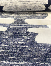 Load image into Gallery viewer, Perennials Ink Blot After Midnight Navy Blue Indoor Outdoor Upholstery Fabric WHS-5002