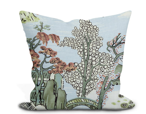 Thibaut Asian Scenic Pillow