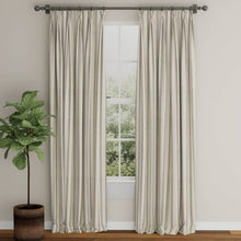 Load image into Gallery viewer, Heavy Duty Cream Charcoal Black Stripe Ethnic Geometric Upholstery Fabric