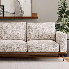 Load image into Gallery viewer, Heavy Duty Cream Grey Tiger Animal Pattern Upholstery Fabric