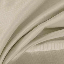 Load image into Gallery viewer, Cotton Blend Oyster Beige Satin Slub Upholstery Drapery Fabric