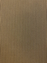Load image into Gallery viewer, 1.4 Yard Designer Water &amp; Stain Resistant Sage Green Beige Stripe Woven Upholstery Fabric WHS 4592