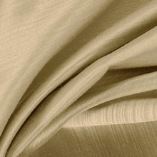 Load image into Gallery viewer, Cotton Blend Jute Light Gold Satin Slub Upholstery Drapery Fabric