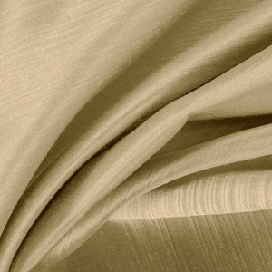 Cotton Blend Jute Light Gold Satin Slub Upholstery Drapery Fabric