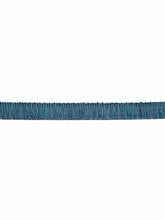 Load image into Gallery viewer, 1.25" Wide Linen Wool Blend French Blue Brush Upholstery Fringe Trim