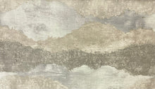 Load image into Gallery viewer, Designer Water Stain Resistant Opal Beige Taupe Grey Abstract Velvet Upholstery Fabric STA 5185