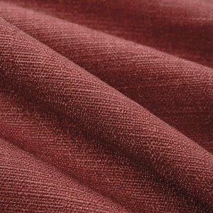 Shimmery Raspberry Red Faux Linen Upholstery Drapery Fabric