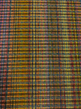 Load image into Gallery viewer, 1.5 Yard Designer Water &amp; Stain Resistant Hot Pink Orange Green Blue Woven Kilim Stripe Upholstery Fabric WHS 4642