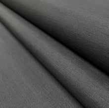 Load image into Gallery viewer, Designer Charcoal Grey Faux Silk Vegan Faux Leather Upholstery Vinyl STA 5143