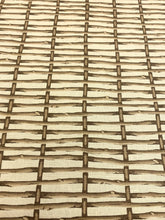 Load image into Gallery viewer, Lee Jofa Paolo Moschino Twig Fence Brown Linen Cotton Upholstery Drapery Fabric WHS 5080