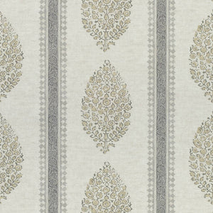 Set of Two Made to Order Thibaut Chappana Side Drapery Panels