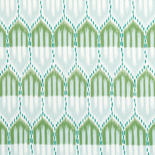 Load image into Gallery viewer, Pair of Custom Made Schumacher Bukhara Ikat Pillow Covers - Both Sides