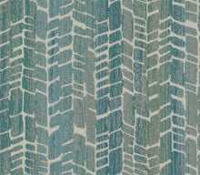 Load image into Gallery viewer, Bella Dura Indoor Outdoor Warmwinds Abstract Aqua Blue Teal Green Upholstery Drapery Fabric FB